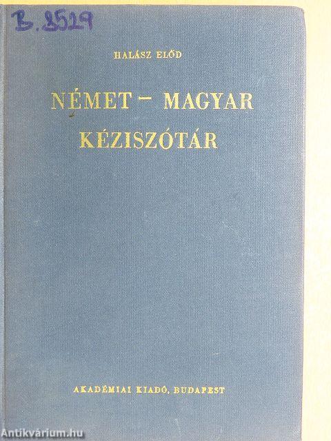 Német-magyar kéziszótár