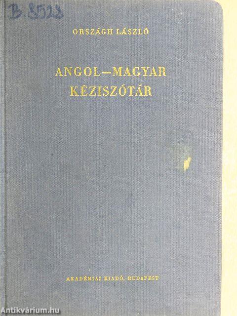 Angol-magyar kéziszótár