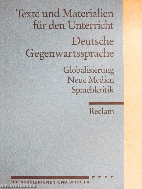 Deutsche Gegenwartssprache