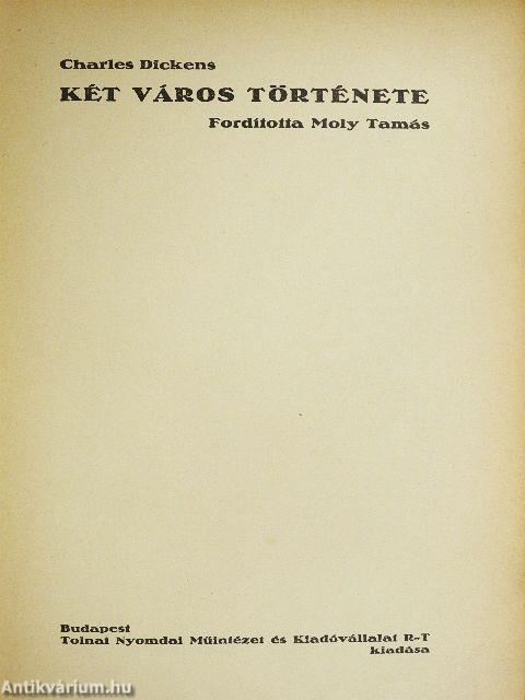 Két város története