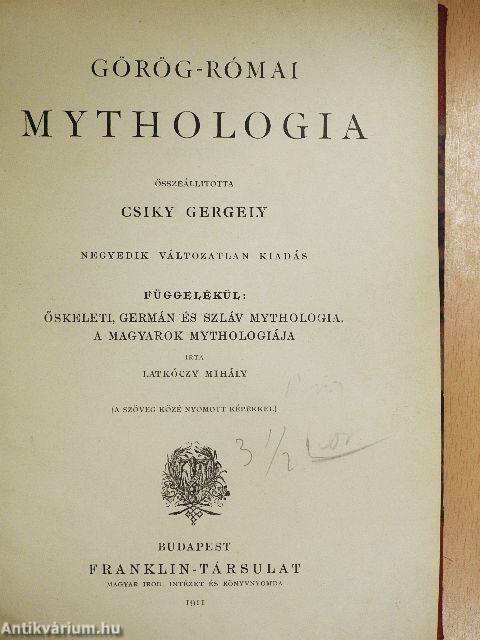 Görög-római mythologia