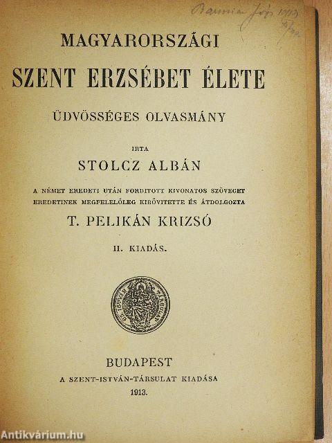 Magyarországi Szent Erzsébet élete