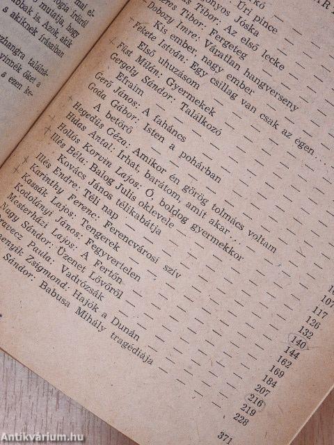 Mai magyar írók elbeszélései