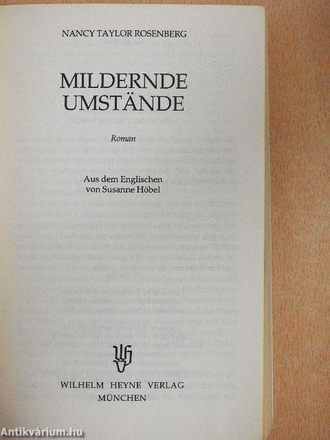 Mildernde Umstände