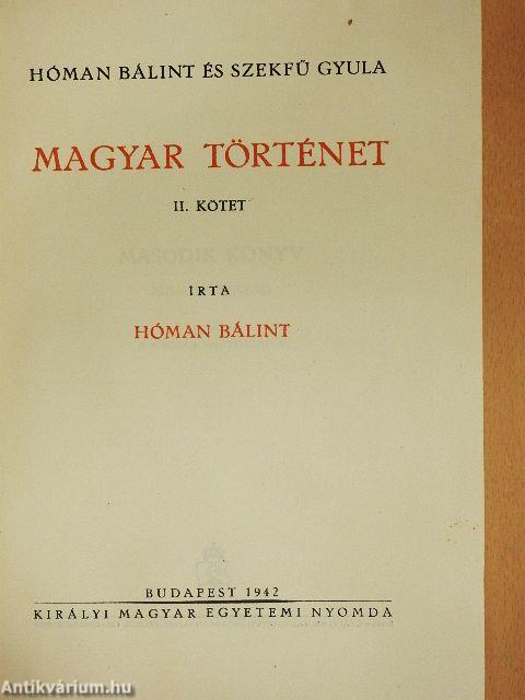 Magyar történet II.