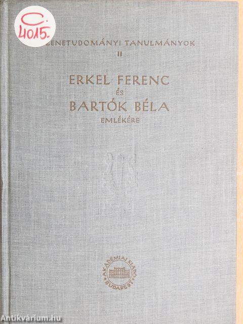 Erkel Ferenc és Bartók Béla emlékére