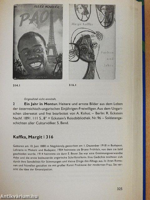 Bibliographie der ungarischen Literatur des 20. Jahrhunderts in deutscher Sprache