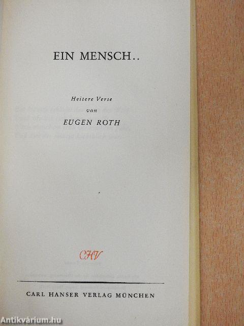 Ein Mensch..