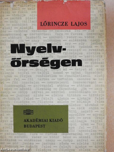 Nyelvőrségen (dedikált példány)