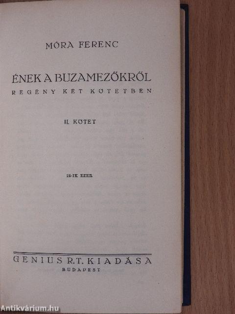 Ének a buzamezőkről I-II.
