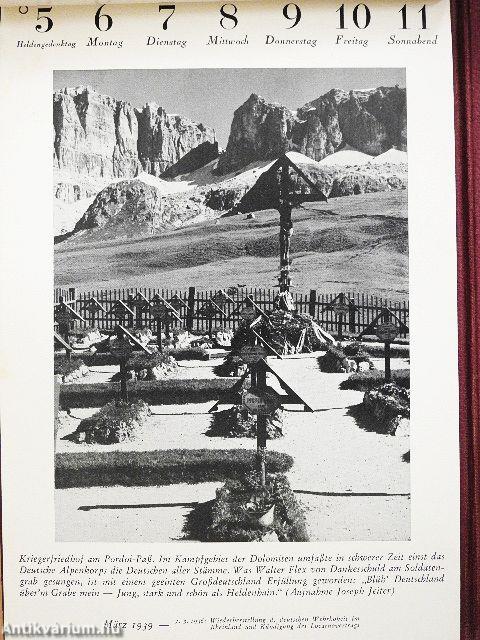 Spemanns Alpen-Kalender 1939-1940.