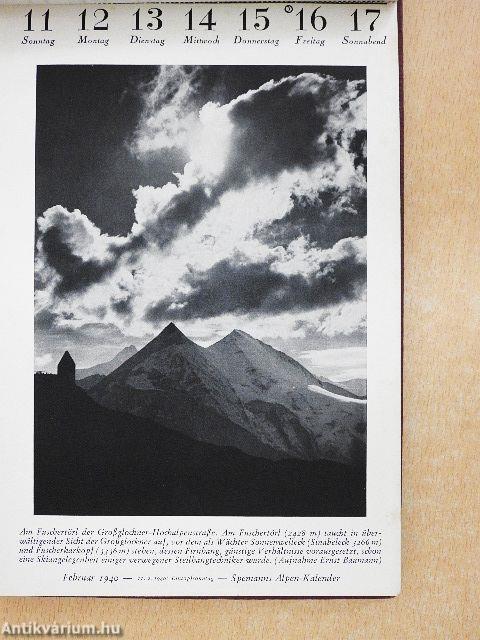 Spemanns Alpen-Kalender 1939-1940.
