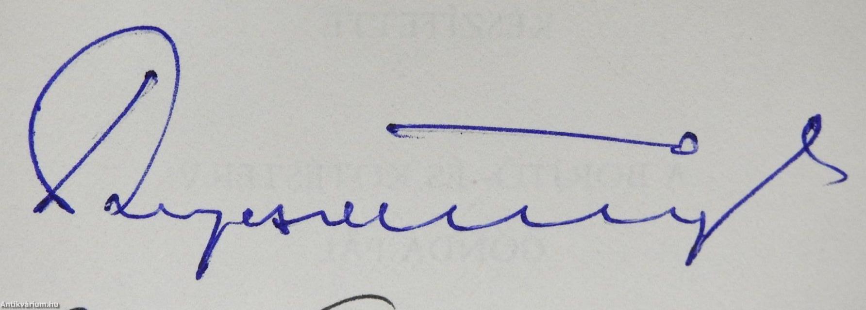 Jeruzsálem (kétszeresen aláírt példány)