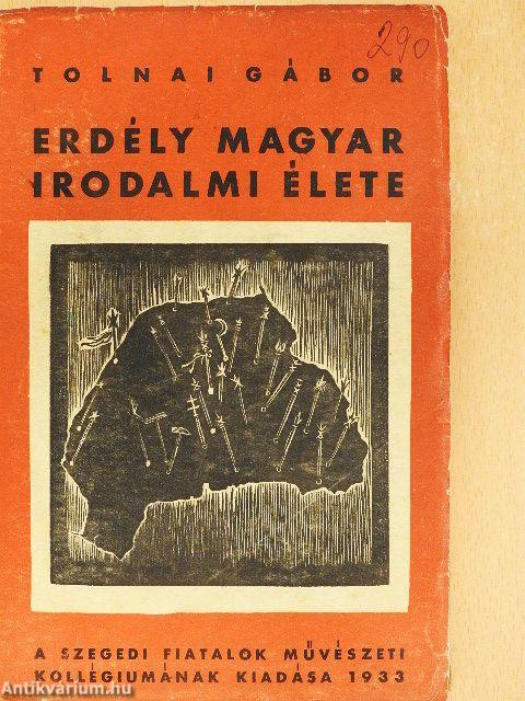 Erdély magyar irodalmi élete