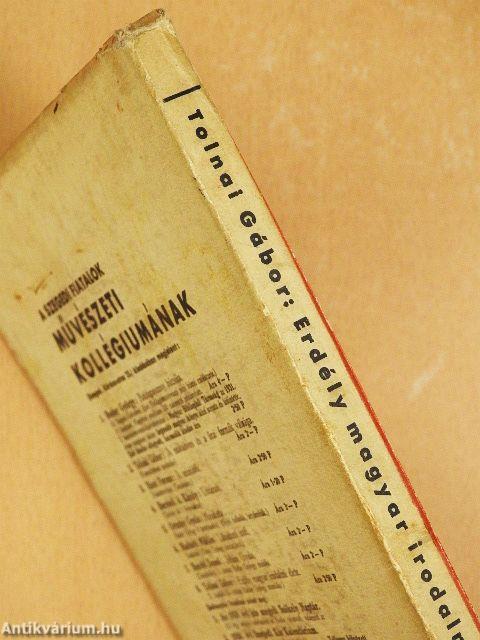 Erdély magyar irodalmi élete