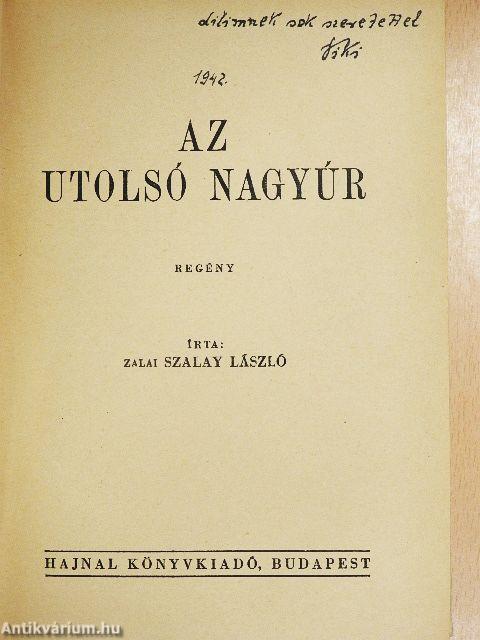 Az utolsó nagyúr