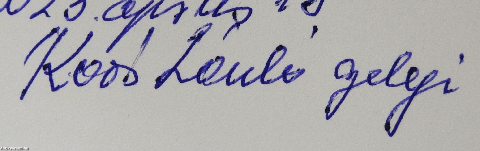 Nem láthatod a bánatom (dedikált példány)