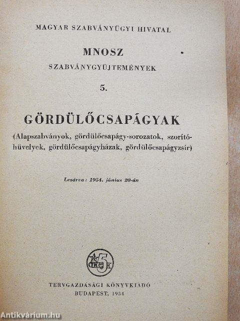 Gördülőcsapágyak