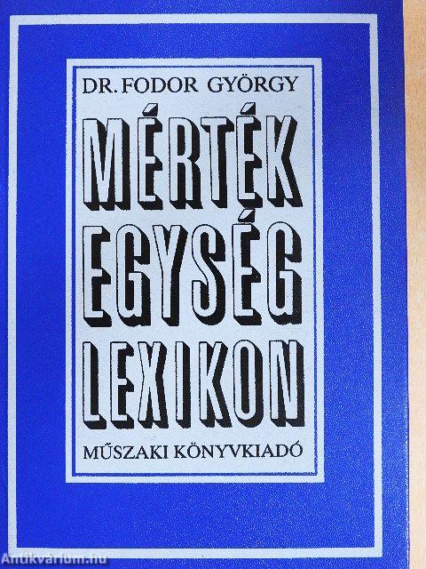 Mértékegység-lexikon