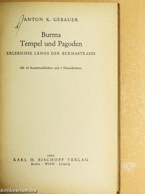 Burma Tempel und Pagoden