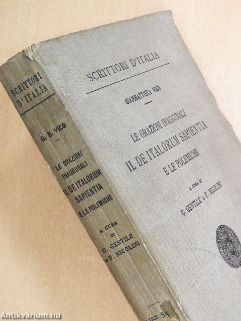 Le orazioni inaugurali