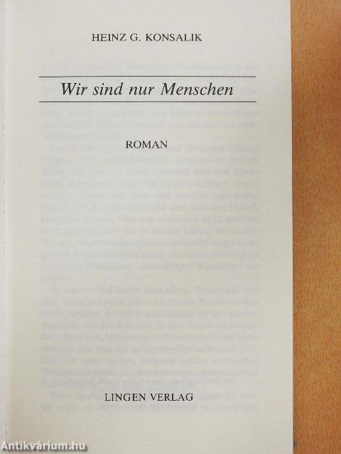 Wir sind nur Menschen