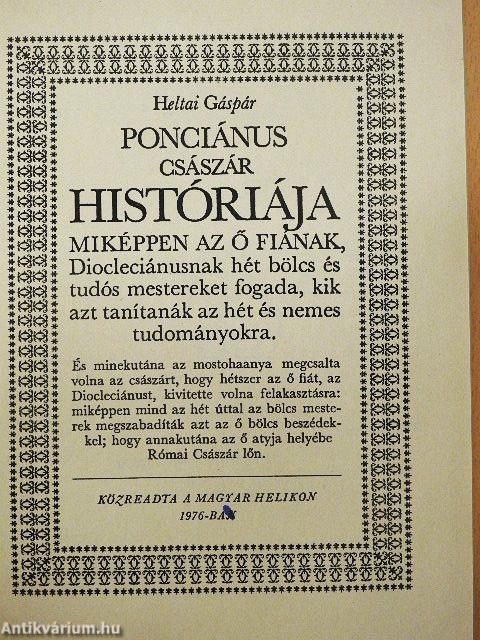 Ponciánus császár históriája