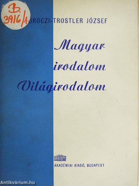 Magyar irodalom/Világirodalom I-II.