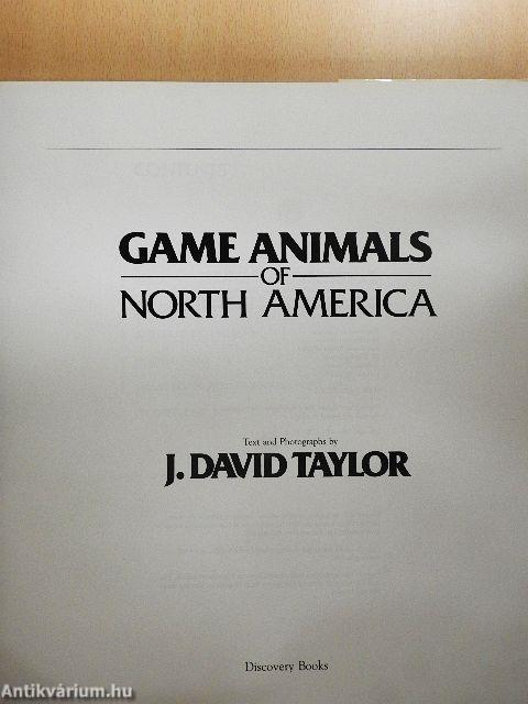 Game Animals of North America