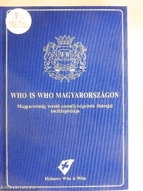 Who is Who Magyarországon - CD-vel