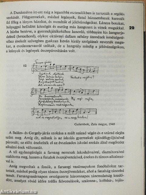 Magyar népdalok, népi hangszerek