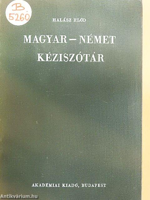 Magyar-német kéziszótár