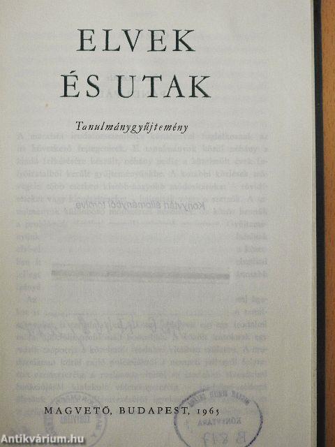 Elvek és utak