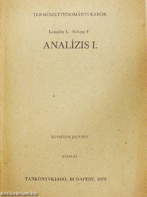 Analízis I.