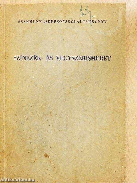 Színezék- és vegyszerismeret