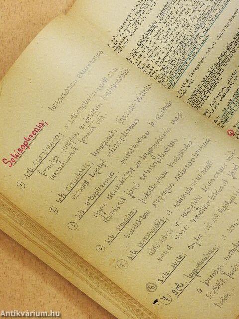 Elmekórtani jegyzet