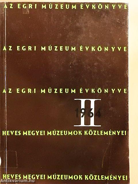 Az Egri Múzeum Évkönyve II.