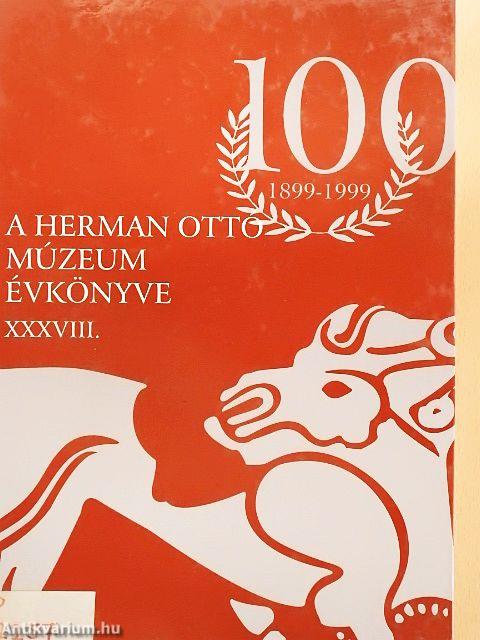 A Herman Ottó Múzeum évkönyve XXXVIII/2.