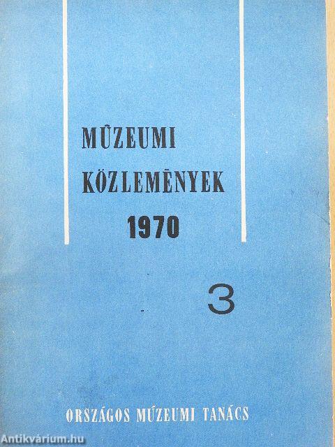 Múzeumi Közlemények 1970/3.