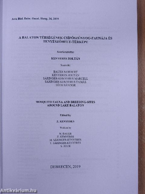 Tanulmányok csípőszúnyogokról 3.