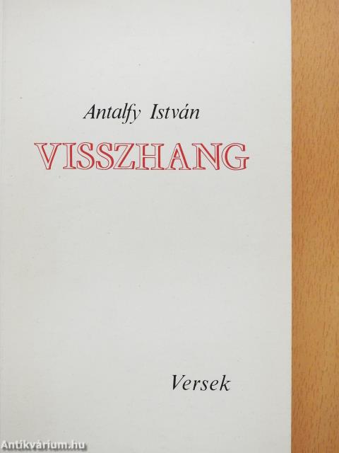 Visszhang (dedikált példány)