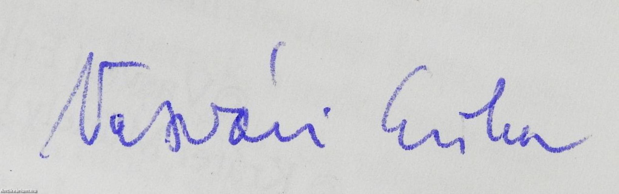 Júdás anyja (dedikált példány)