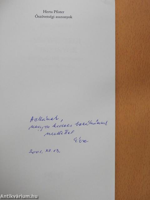 Ószövetségi asszonyok (dedikált példány)