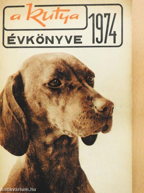 A kutya évkönyve 1974 (dedikált példány)