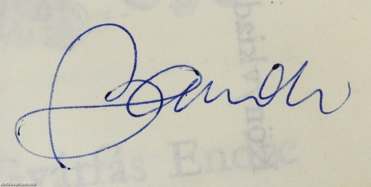 Tengertánc és tulipán (dedikált példány)