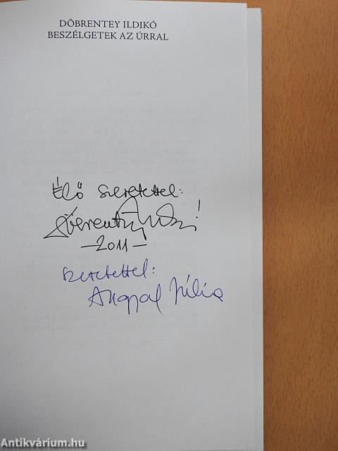 Beszélgetek az Úrral (kétszeresen dedikált példány)