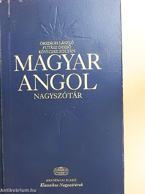 Magyar-angol nagyszótár