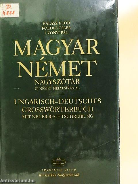 Magyar-német nagyszótár