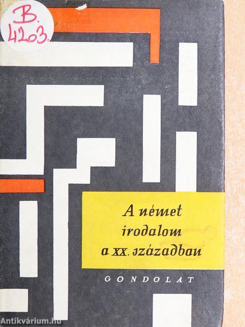 A német irodalom a XX. században