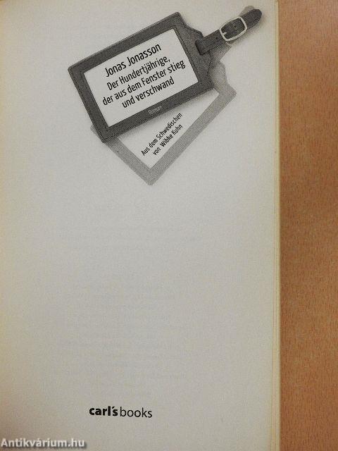 Der Hundertjährige, der aus dem Fenster stieg und verschwand